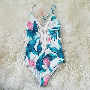 Billabong hippe hooray one piece swimsuit M